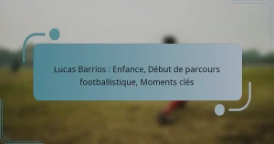 Lucas Barrios : Enfance, Début de parcours footballistique, Moments clés